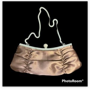 Cocktail, formal, dressy, homecoming, evening bag! Brown exterior and interior.